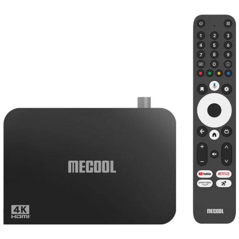 Mecool KT2 S905Y4 2GB/32GB DVB-T Certificado Netflix Android TV Preto - Android TV - Item