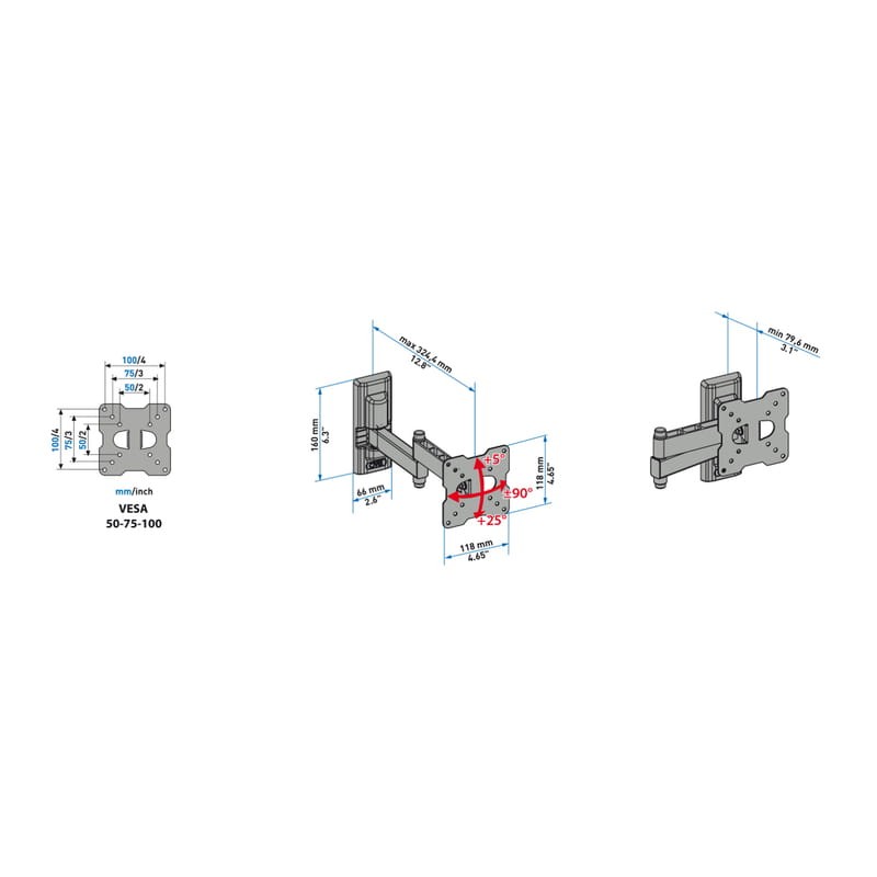 Meliconi CME EDR100 Negro - Soporte para TV - Ítem1