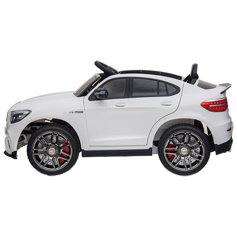 White Licensed Mercedes Glc63s 12v Kids Car With Remote Ride On Cars Outdoor Toys Activities