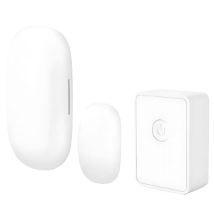 Meross MS200HHK HomeKit Blanc - Kit de capteurs de porte et fenêtre avec hub