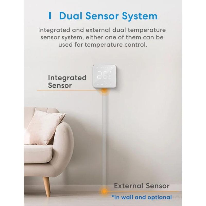 Meross MTS200HK HomeKit WiFi Branco - Termostato Inteligente - Item5