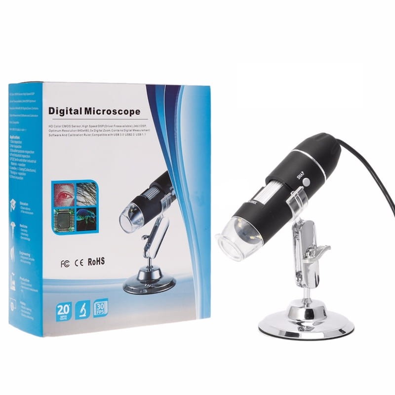 Microscope numérique 1600x - Connexion USB - 1600x