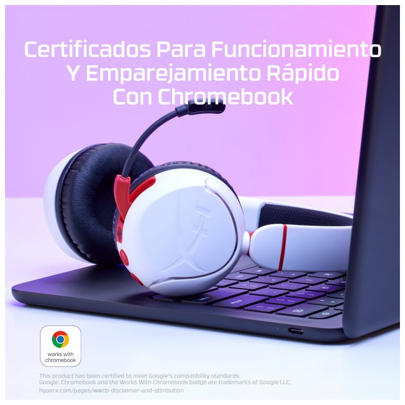 HyperX Cloud Mini Blanco - Auriculares gaming inalámbricos - Ítem6