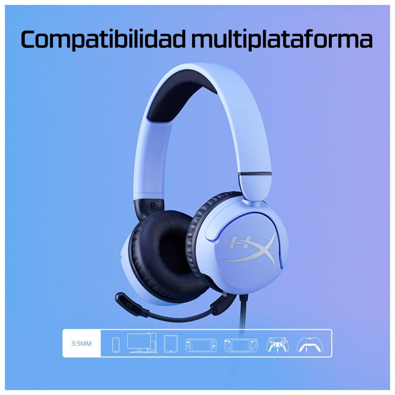 HyperX Cloud Mini Lavanda - Auriculares gaming - Ítem8