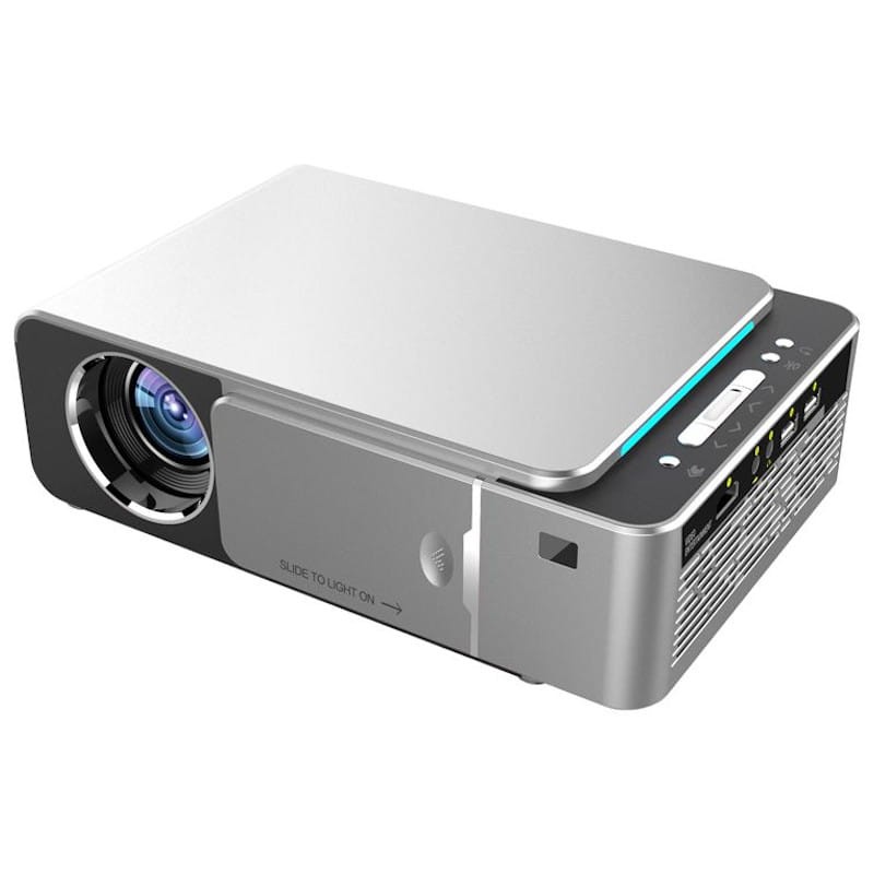 YG300 Mini Videoprojecteur, 1080P Full HD Rétroprojecteur, LED  Vidéoprojecteur Home Cinéma Compatible avec Smartphone/Tablette/Ordinateur