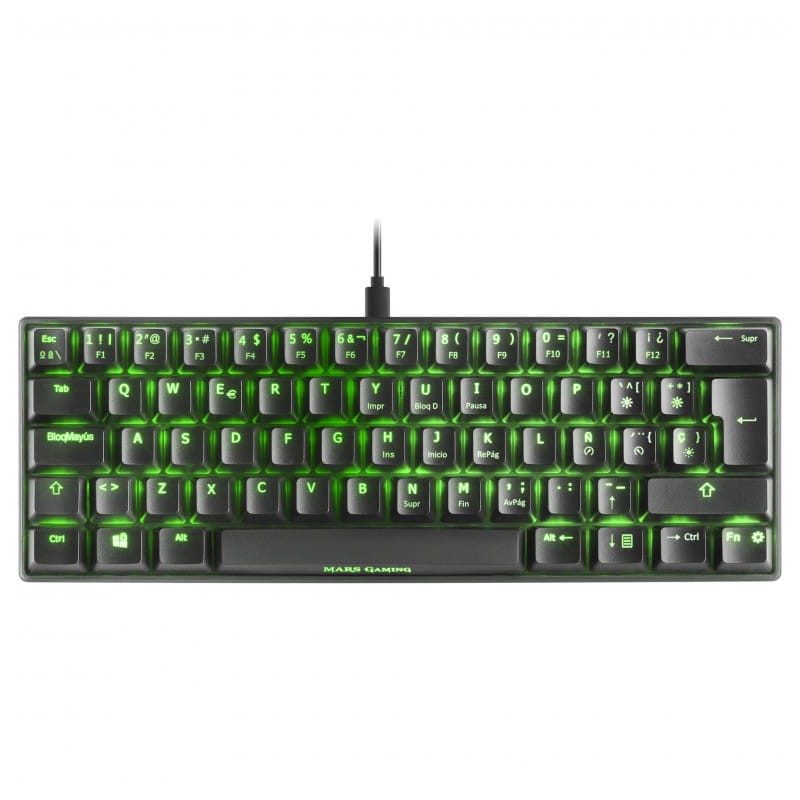 Mars Gaming MKMINIBES Mecánico Otemu PRO Azul RGB Negro - Teclado gaming - Ítem5