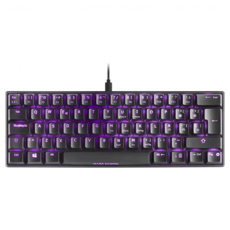 Mars Gaming MKMINIBES Mecánico Otemu PRO Azul RGB Negro - Teclado gaming - Ítem7