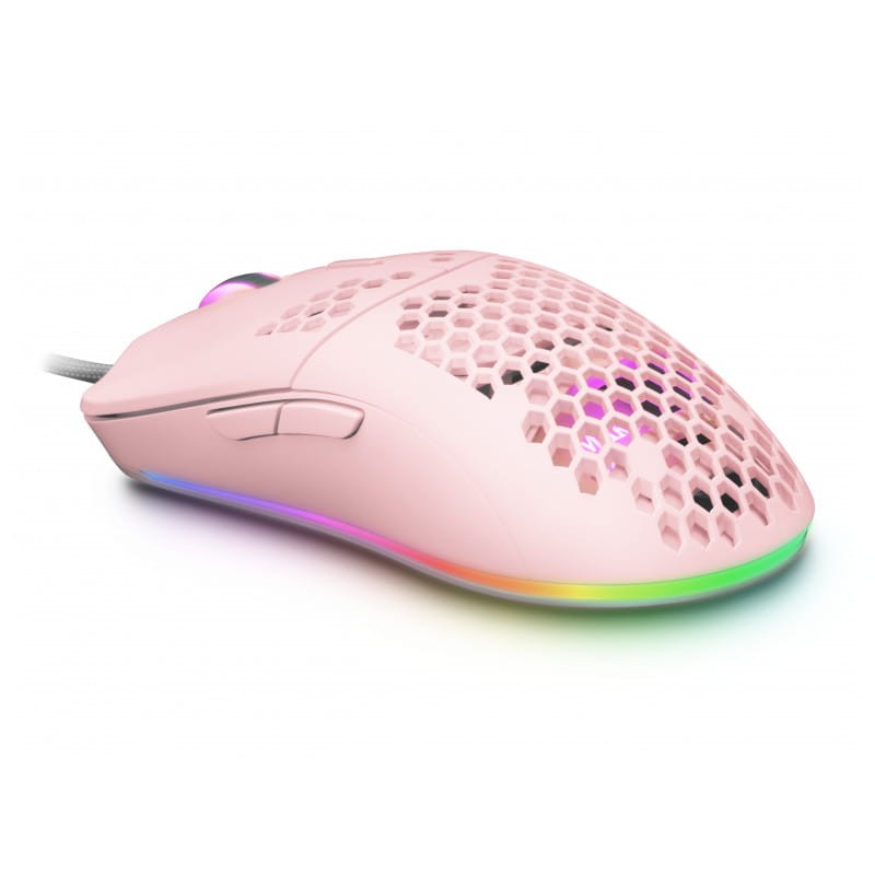 Mars Gaming MMAX RGB 12400 DPI Rosa - Ratón gaming - Ítem1