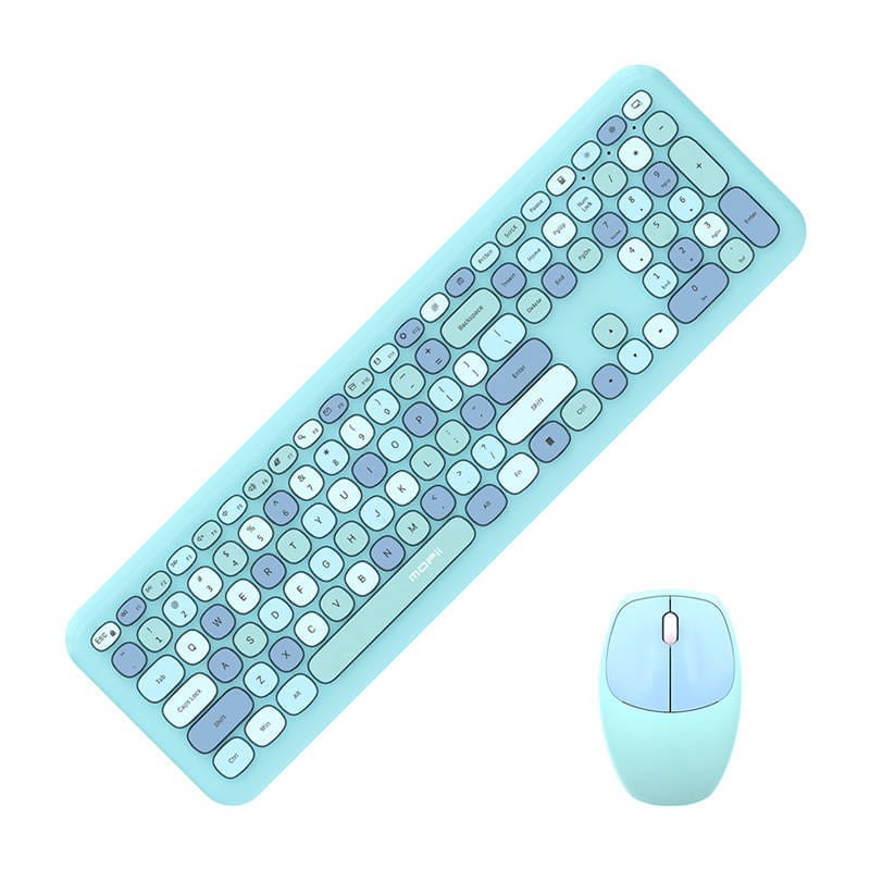 MOFII 666 2.4G Azul – Set teclado y ratón - Ítem1