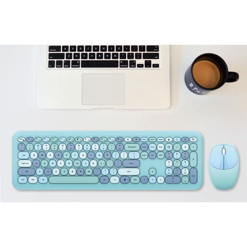 MOFII 666 2.4G Azul – Set teclado y ratón - Ítem3