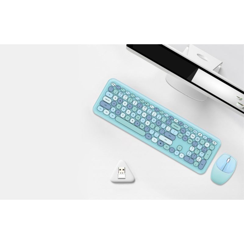 MOFII 666 2.4G Azul – Set teclado y ratón - Ítem4