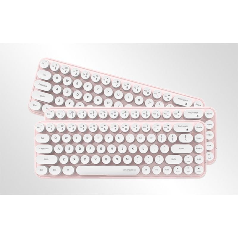 MOFII Bean 2.4G Blanco/Rosa - Kit teclado y ratón - Ítem1