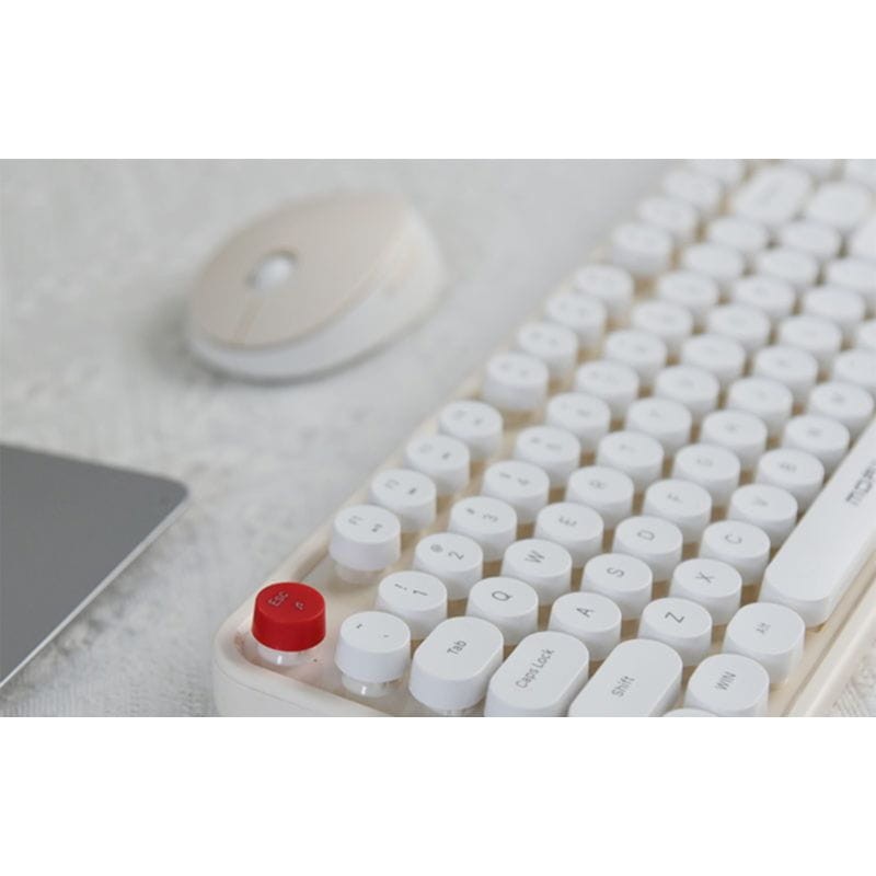 MOFII Sweet 2.4G Branco/Bege - Conjunto de teclado e rato - Item3