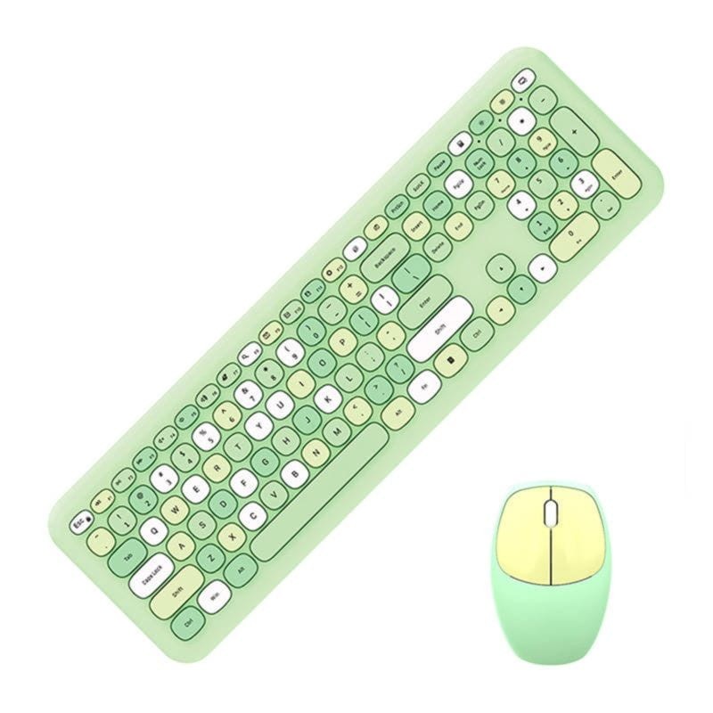 MOFII 666 2.4G Verde - Set teclado y ratón - Ítem1