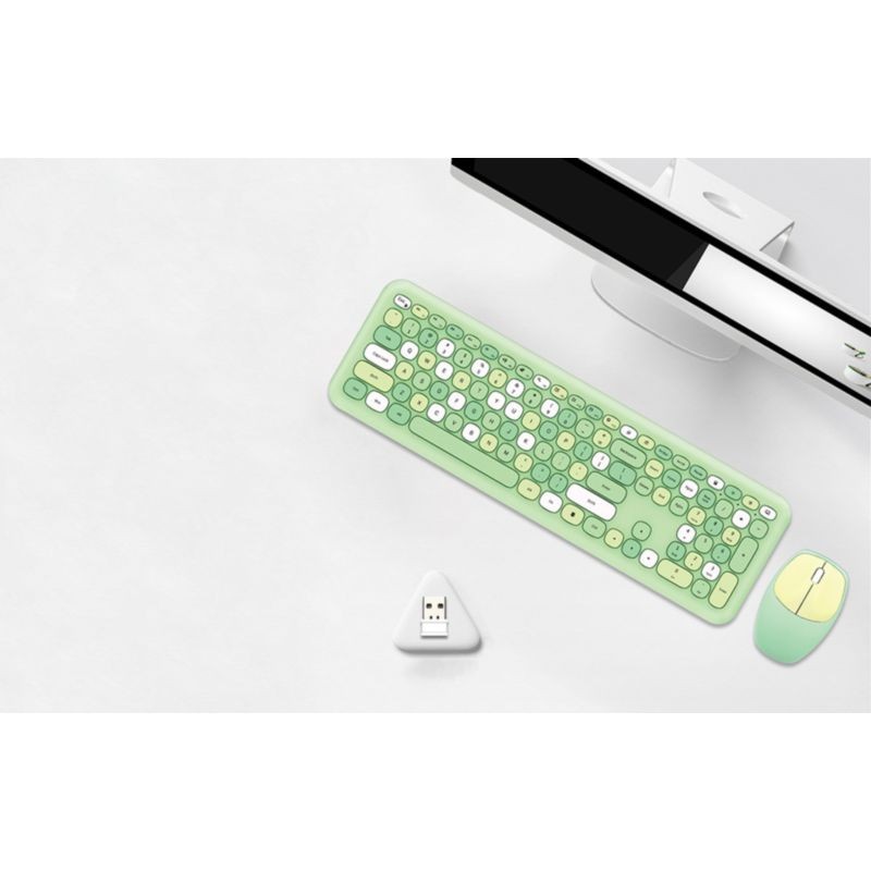 MOFII 666 2.4G Verde - Set teclado y ratón - Ítem4