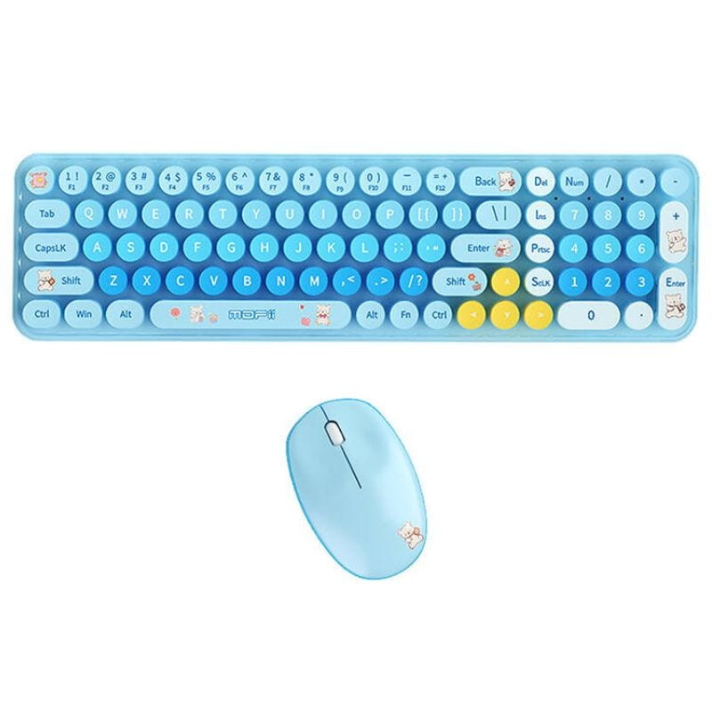 MOFI Baby Bear Azul - Kit teclado y mouse - Ítem