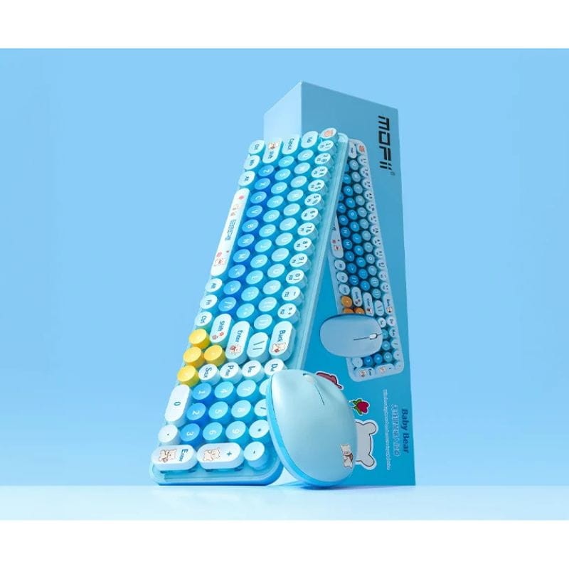 MOFI Baby Bear Azul - Kit teclado y mouse - Ítem3