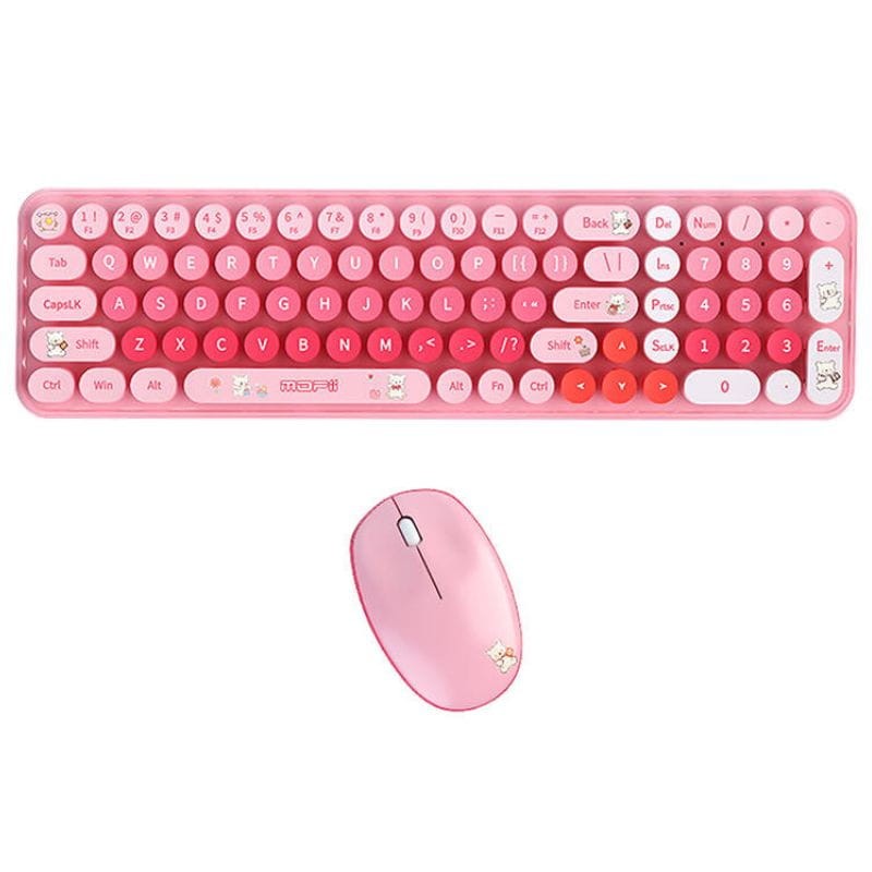 MOFI Baby Bear Rosa - Kit teclado y mouse - Ítem