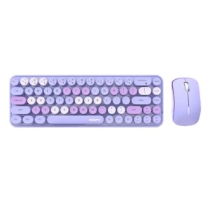 MOFII Bean 2.4G Púrpura - Kit de Teclado y ratón