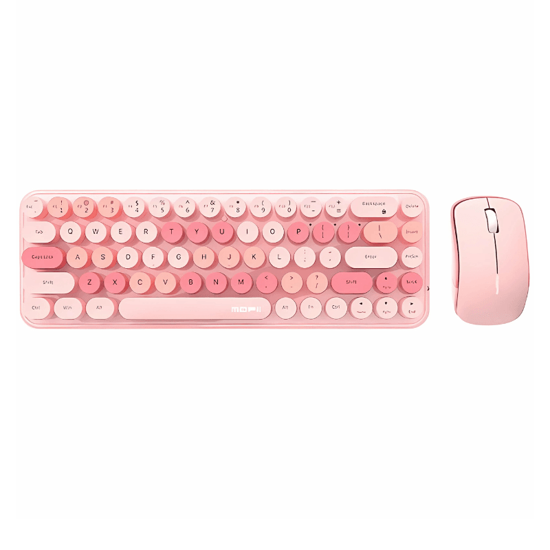 MOFII Bean 2.4G Rosa - Kit de teclado y ratón - Ítem