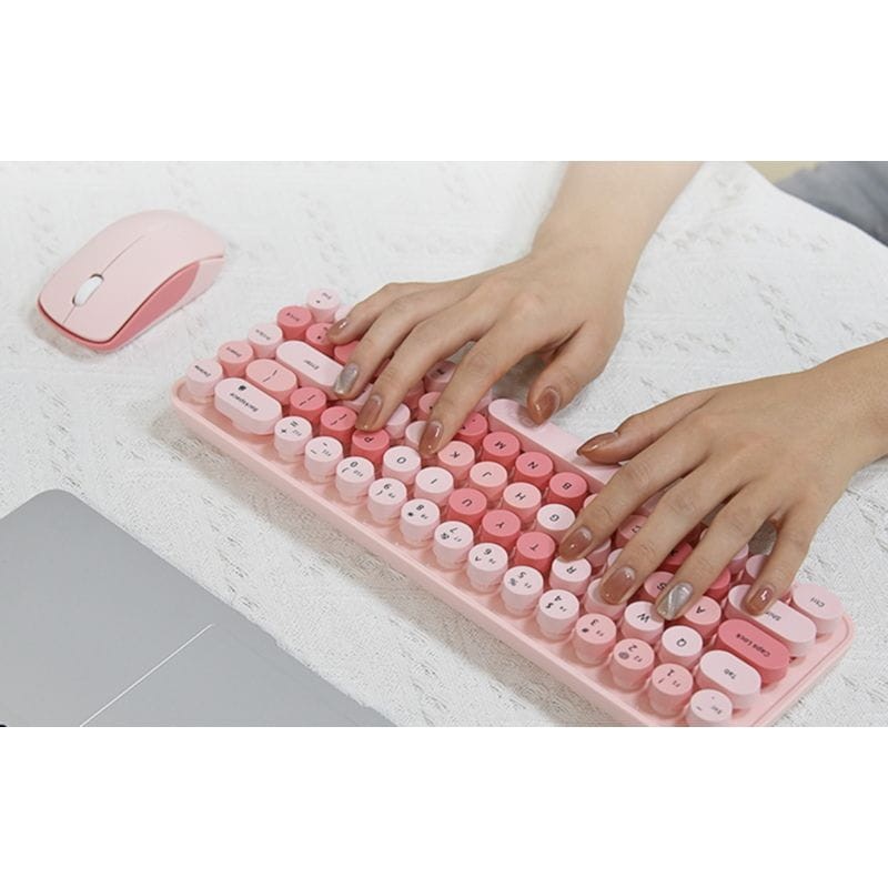 MOFII Bean 2.4G Rosa - Kit de teclado y ratón - Ítem2