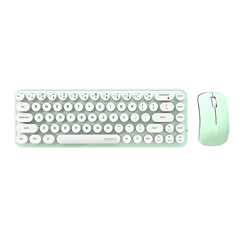 MOFII Bean 2.4G Verde/Blanco - Kit teclado y ratón - Ítem