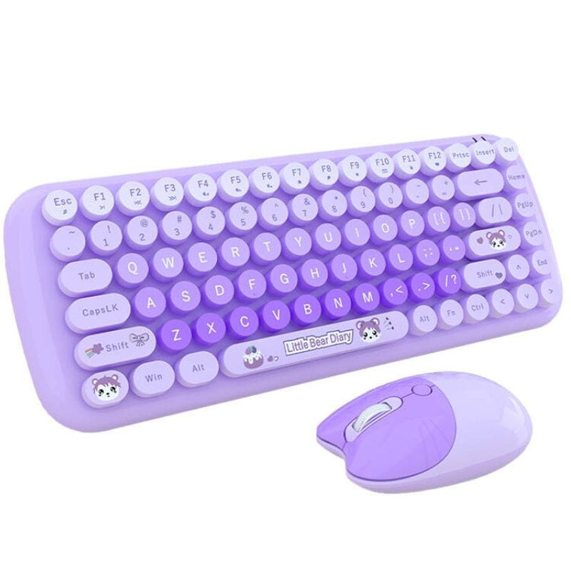 MOFII Candy New 2.4G Púrpura - Kit teclado y ratón - Ítem