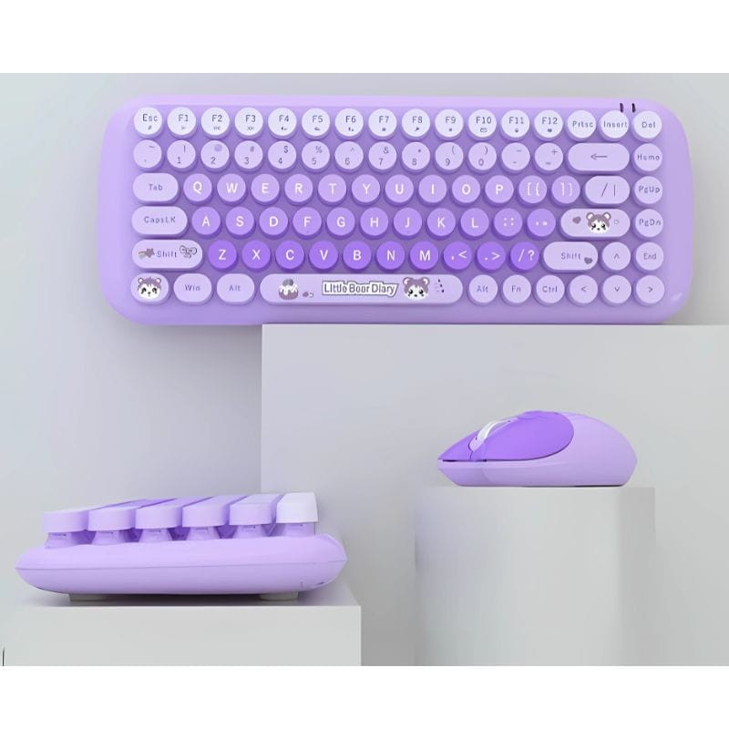 MOFII Candy New 2.4G Púrpura - Kit teclado y ratón - Ítem1