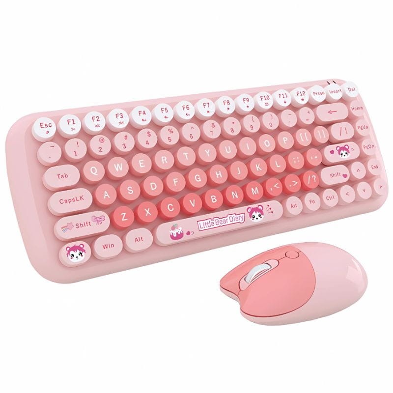 MOFII Candy New 2.4G Rose- Kit de teclado e rato - Item