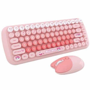 MOFII Candy New 2.4G Rose- Kit de teclado e rato