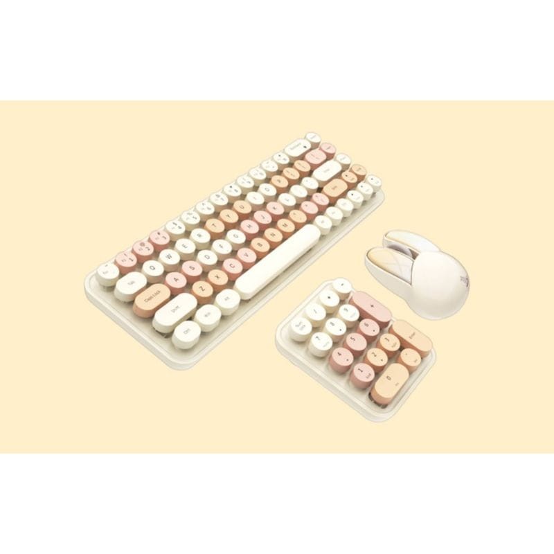 MOFII iBean MAX Milk Tea - Kit Teclado + Teclado numérico + Ratón - Ítem2