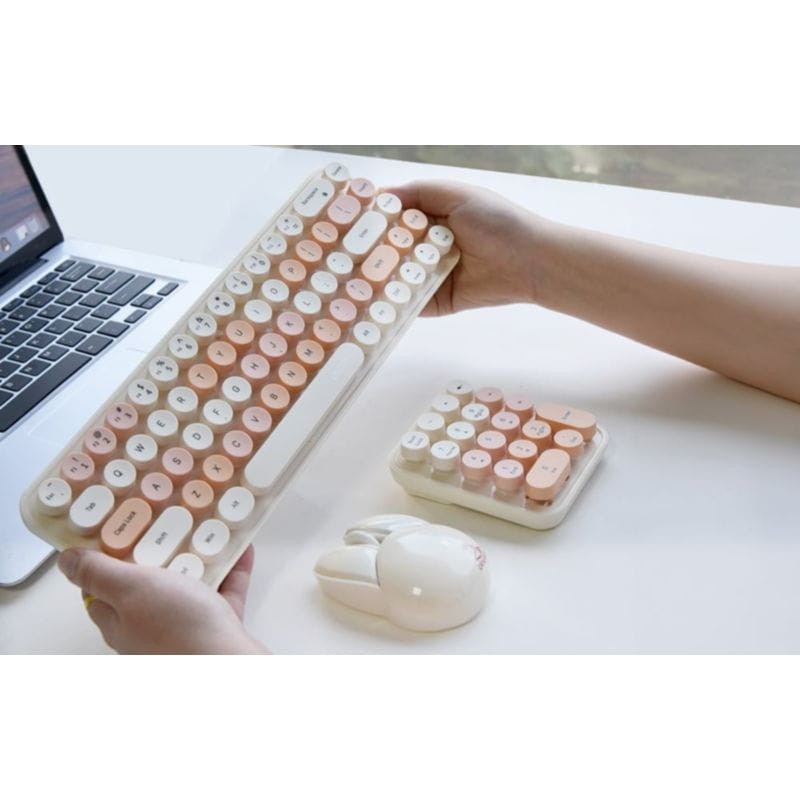 MOFII iBean MAX Milk Tea - Kit Teclado + Teclado numérico + Ratón - Ítem5