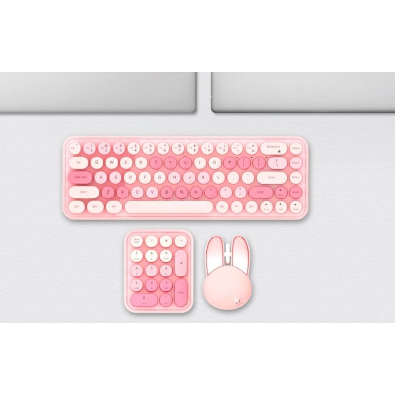 MOFII iBean MAX Rosa - Kit Teclado + Teclado numérico + Ratón - Ítem3