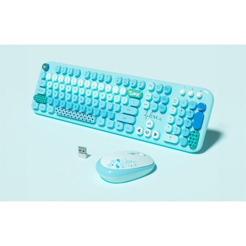 MOFII Lovely Azul - Kit teclado y ratón - Ítem3