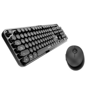 MOFII Sweet 2.4G Preto - Kit de teclado e rato