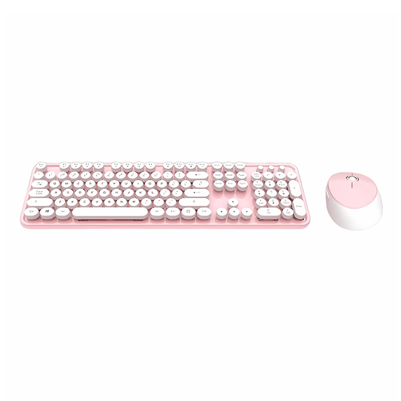 MOFII Sweet 2.4G Blanco/Rosa - Kit teclado y ratón - Ítem1