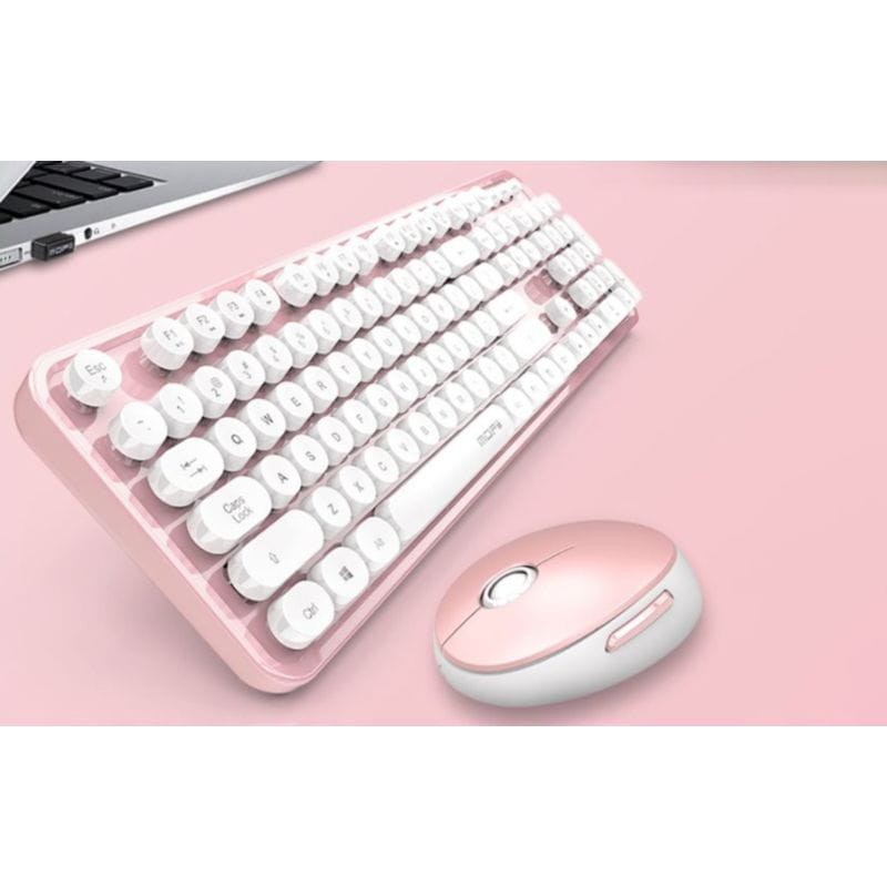 MOFII Sweet Blanc/Rose - Kit clavier et souris - Ítem4