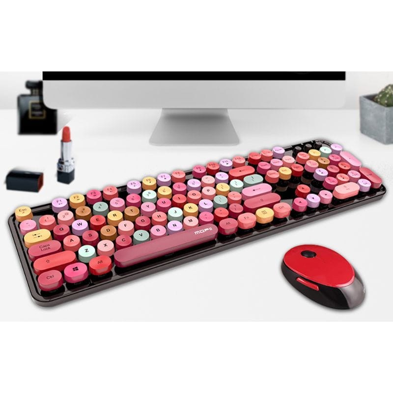 MOFII Sweet Noir, Rouge - Ensemble clavier et souris - Ítem1