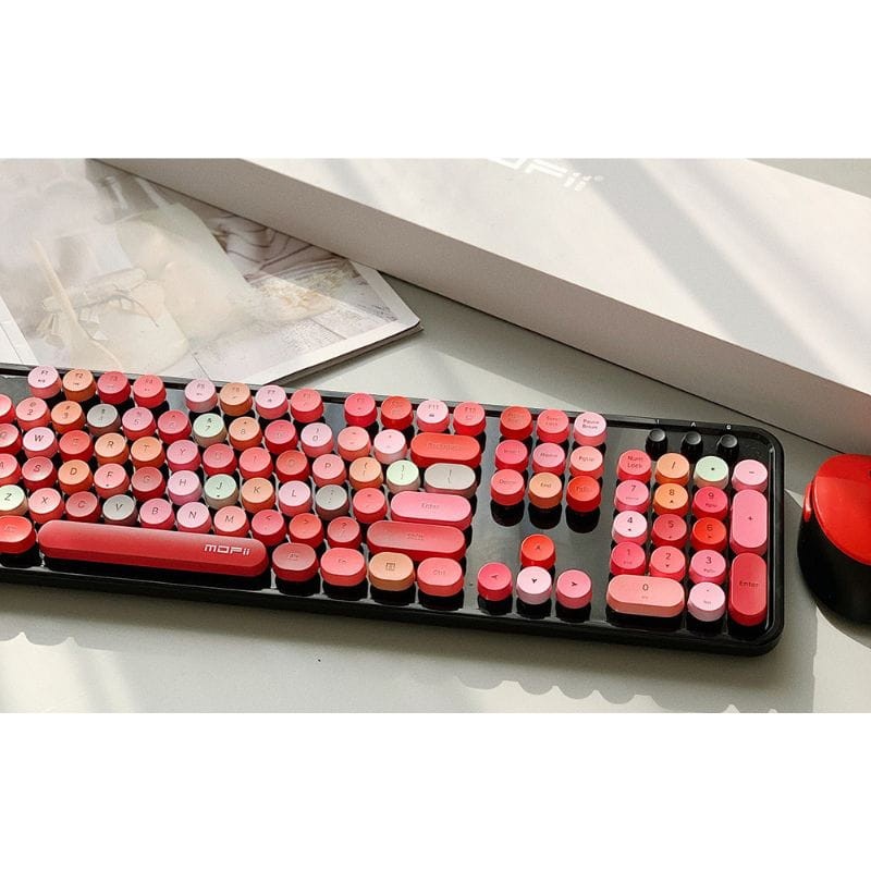 MOFII Sweet Negro, Rojo - Kit teclado y mouse - Ítem4