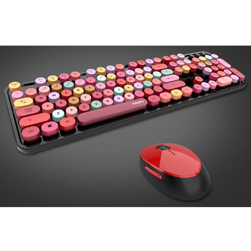 MOFII Sweet Negro, Rojo - Kit teclado y mouse - Ítem5