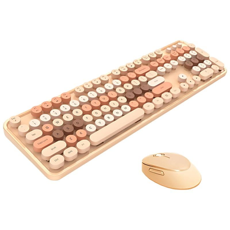 MOFII Sweet 2.4G Beige - Conjunto de teclado e rato - Item