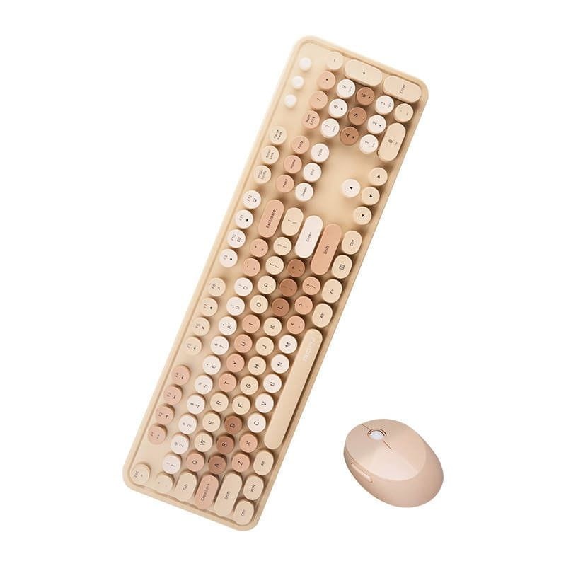 MOFII Sweet 2.4G Beige - Conjunto de teclado e rato - Item1