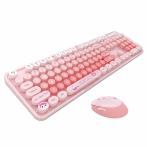 MOFII Sweet New Rosa - Conjunto de teclado e rato