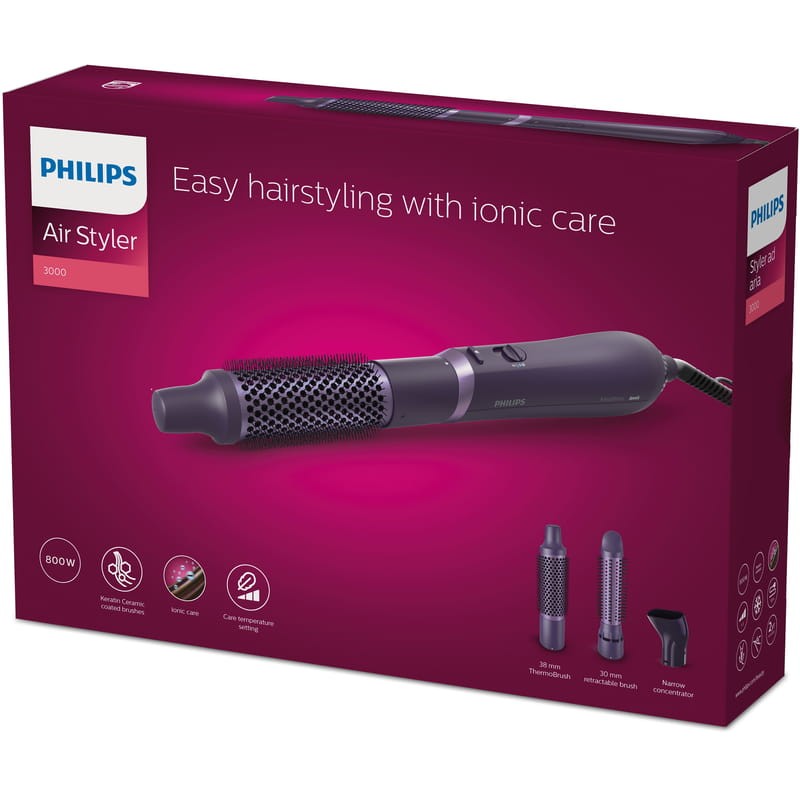 Philips 3000 series BHA305/00 Modelador de cabelo roxo de 800 W - Item6