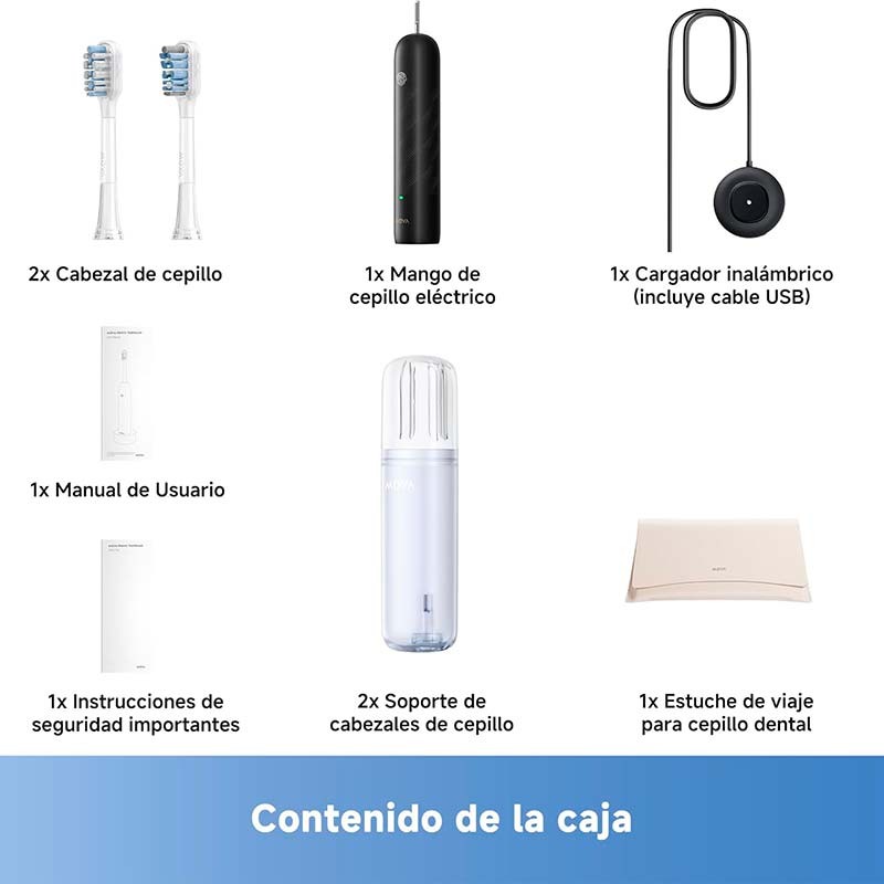 Mova Fresh Pro 3DClean Preto - Escova de Dentes Elétrica - Item8