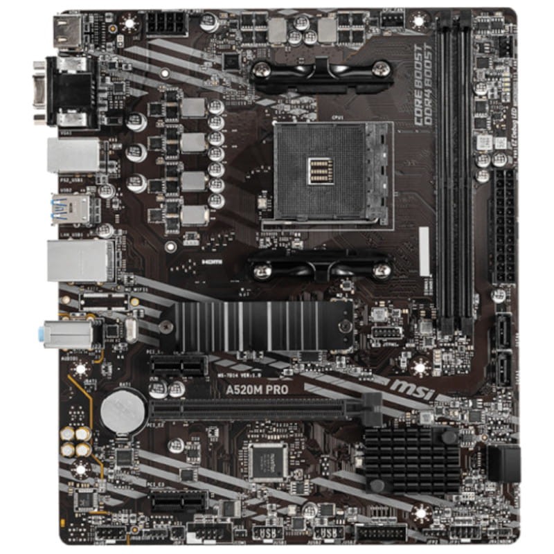 MSI A520M PRO micro ATX - Placa base - Clase B Reacondicionado - Ítem1