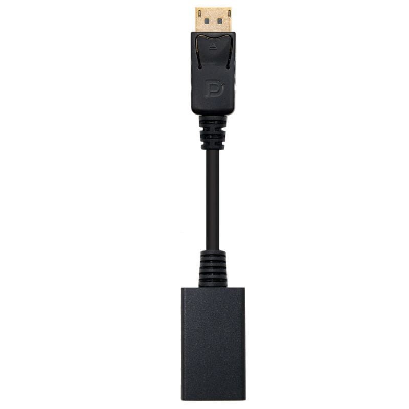 Nanocable 10.16.0502/ Cabo conversor DisplayPort macho - HDMI fêmea preto - Cabo conversor - Item