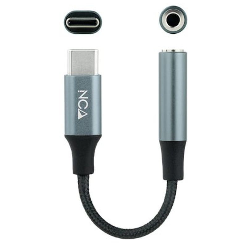 Adaptador USB C - Jack negro
