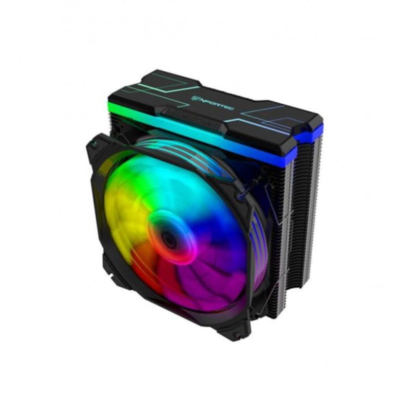 Ventilador CPU PC Nfortec Centaurus X 180W TDP A-RGB Negro - Ítem2