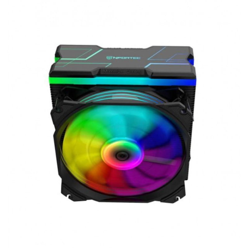 Ventilador CPU PC Nfortec Centaurus X 180W TDP A-RGB Negro - Ítem4